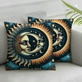 thumbnail image 2 of Leisuo Printed on Both Sides 2-Piece Short Plush Pillowcase Set - 2024 North American Total Solar Eclipse Astronomy White, 2 of 6