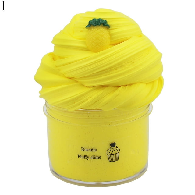 Flmtop 70ML Slime Toy Fluffy Anti-tear Stretchy Cloud Slime Butter Sludge Toy for Relax