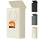 thumbnail image 1 of Cesto de ropa Lifewit, 65 L, delgado, con tapa, blanco, 1 paquete, 1 of 9