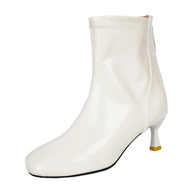 Bottes d'Hiver pour Femmes Grande Taille Bottes de Cowboy Femmes Loisirs Extérieur