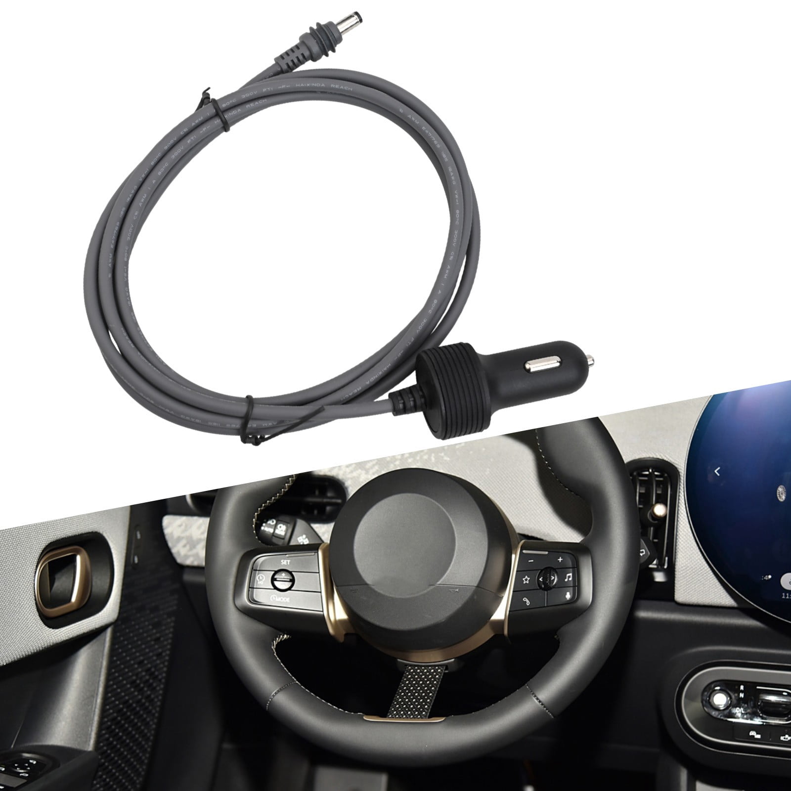 For Starlink Mini Power Cable Car Charger Adapter 2V-24V DC Power Cord Efficiency And Reliability Convenience Car Accessories