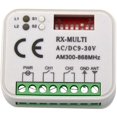 thumbnail image 3 of Receptor remoto para puerta de garaje 433 868MHz RX MULTI 300-900MHZ AC/DC 9-30V Receptor con control remoto, 3 of 5