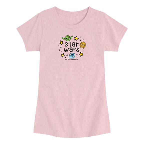 Star Wars - Icons & Stars - Toddler Girls Fitted Short Sleeve T-Shirt
