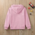 thumbnail image 5 of TOWED22 Unisex Boys Girls Fleece Jacket Lightweight Zip up Active Hoodie Hooded Sweatshirt Kids Spring Fall Jackets Coat,Pink,5-6 Y, 5 of 5