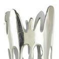thumbnail image 4 of DecMode 31" Abstract Tall Floor Drip Silver Aluminum Metal Vase with Melting Designed Body, 4 of 10