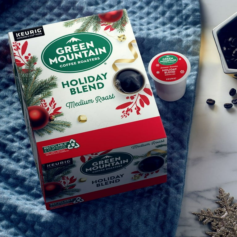Green Mountain Holiday Blend Coffee 72 ct. K Cup Box Medium Roast Walmart