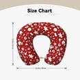 thumbnail image 5 of KLL Red Christmas Cheer. Pattern Memory Foam Cervical Neck Pillow Versatile U-Shaped Pillows for Home/Office/Camping/Travelling/Soft Washable Cover, 5 of 8