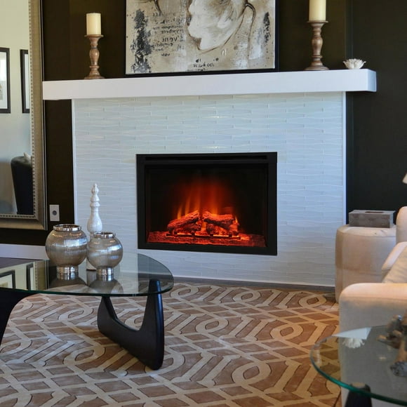 Paramount Premium Modern 76.2 cm (30 in.) Electric Fireplace Insert