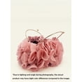 thumbnail image 7 of REMANLAND Women's Satin Floral Evening Clutch, Pink, 7 of 7