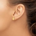 thumbnail image 3 of 14k Yellow Gold Cat Stud Earrings Ball Button Animal Dog, 3 of 8