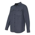 thumbnail image 2 of Burnside Long Sleeve Solid Flannel Shirt Size up to 3XL, 2 of 5