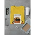 thumbnail image 3 of Toon Style Glass W Beverage. T-Shirt Men -Image by Shutterstock, Male 4X-Large, 3 of 4