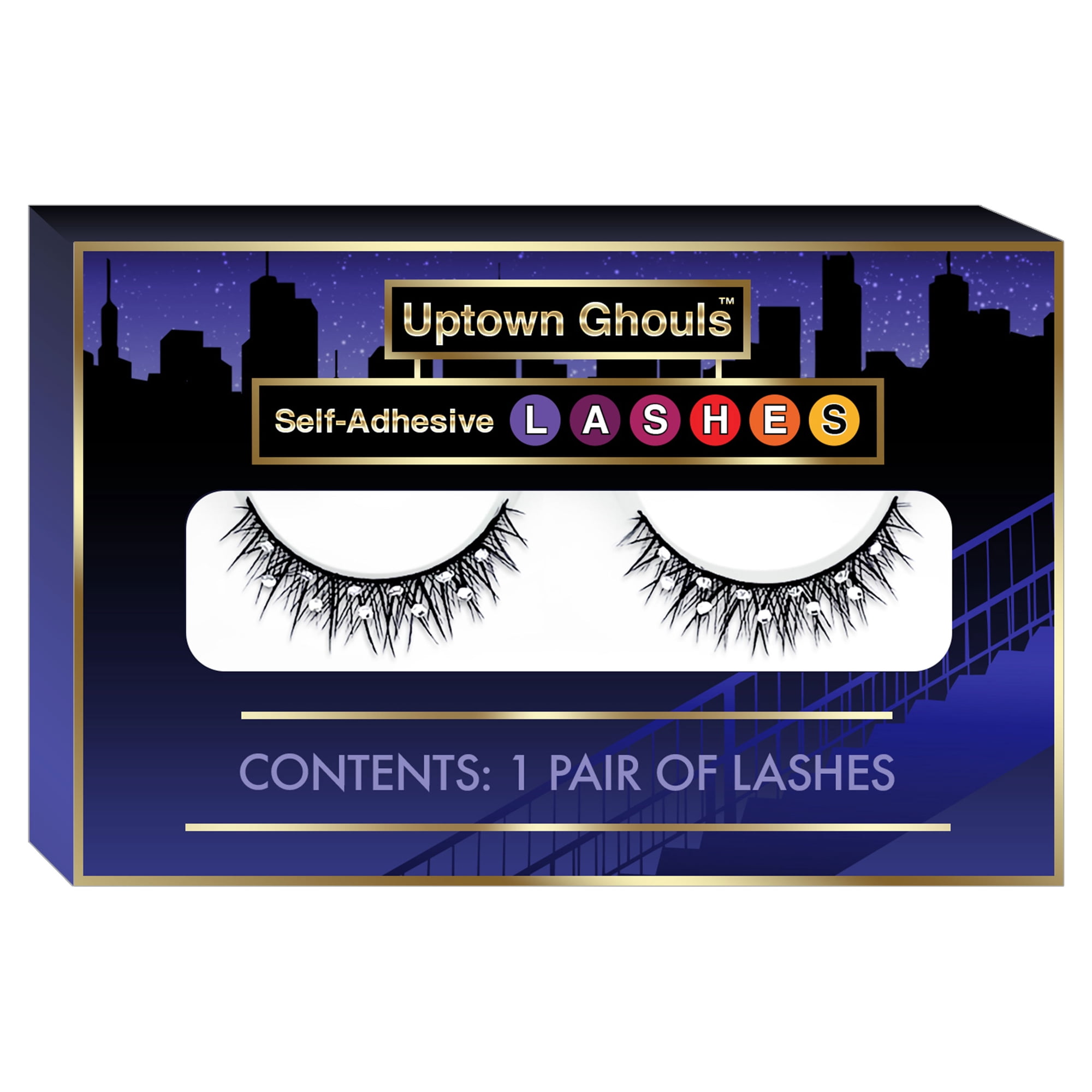 Glam Gala Eylashes from Uptown Ghouls, Halloween Makeup by Cinema Secrets