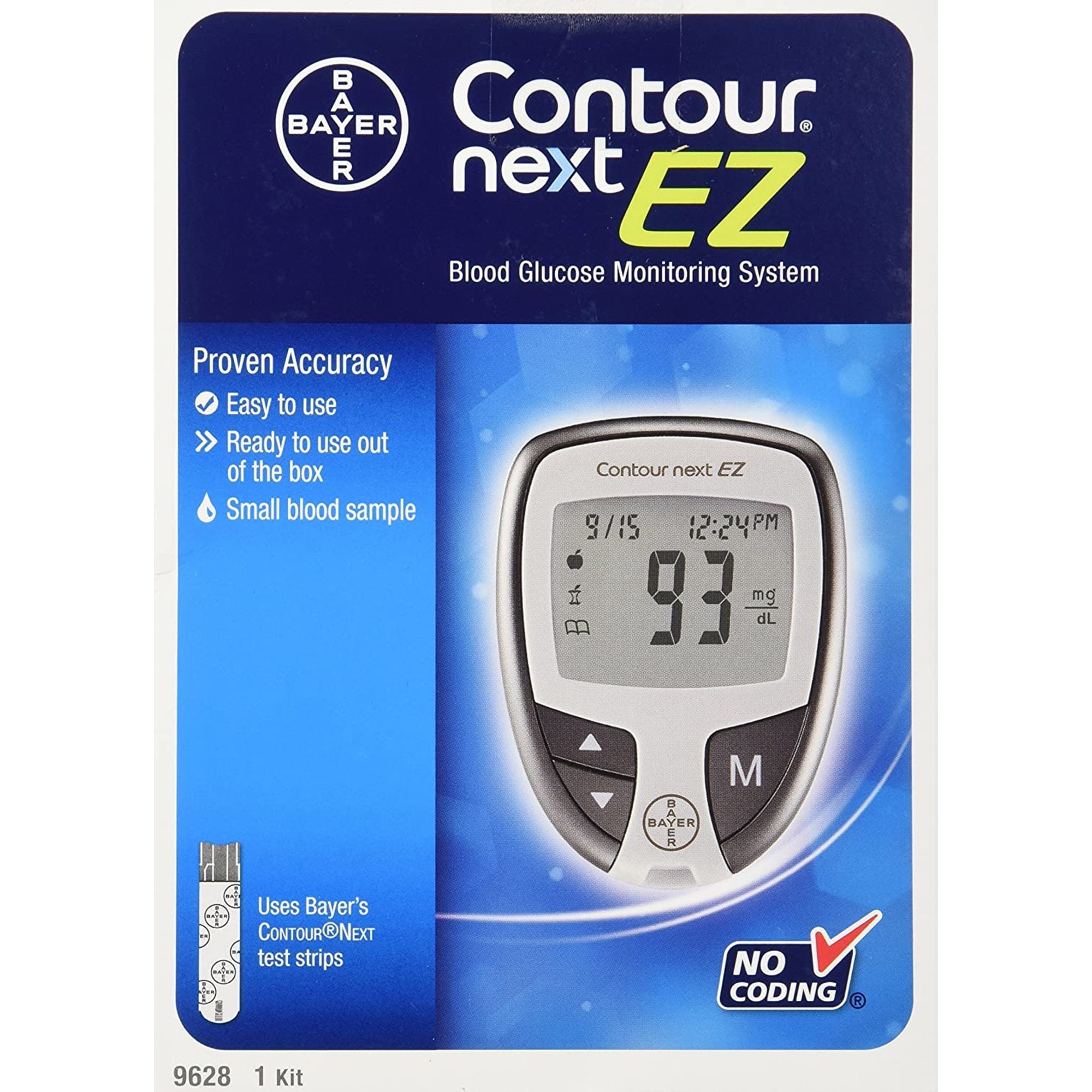 Buy Contour Next EZ Blood Glucose Monitoring System With 10 BayerStrips Buy Contour Next EZ Blood Glucose Monitoring System With 10 BayerStrips