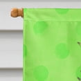 thumbnail image 3 of Carolines Treasures BB8190CHF Pineapple Green Polkadot Flag Canvas House Size  Large multicolor, 3 of 4