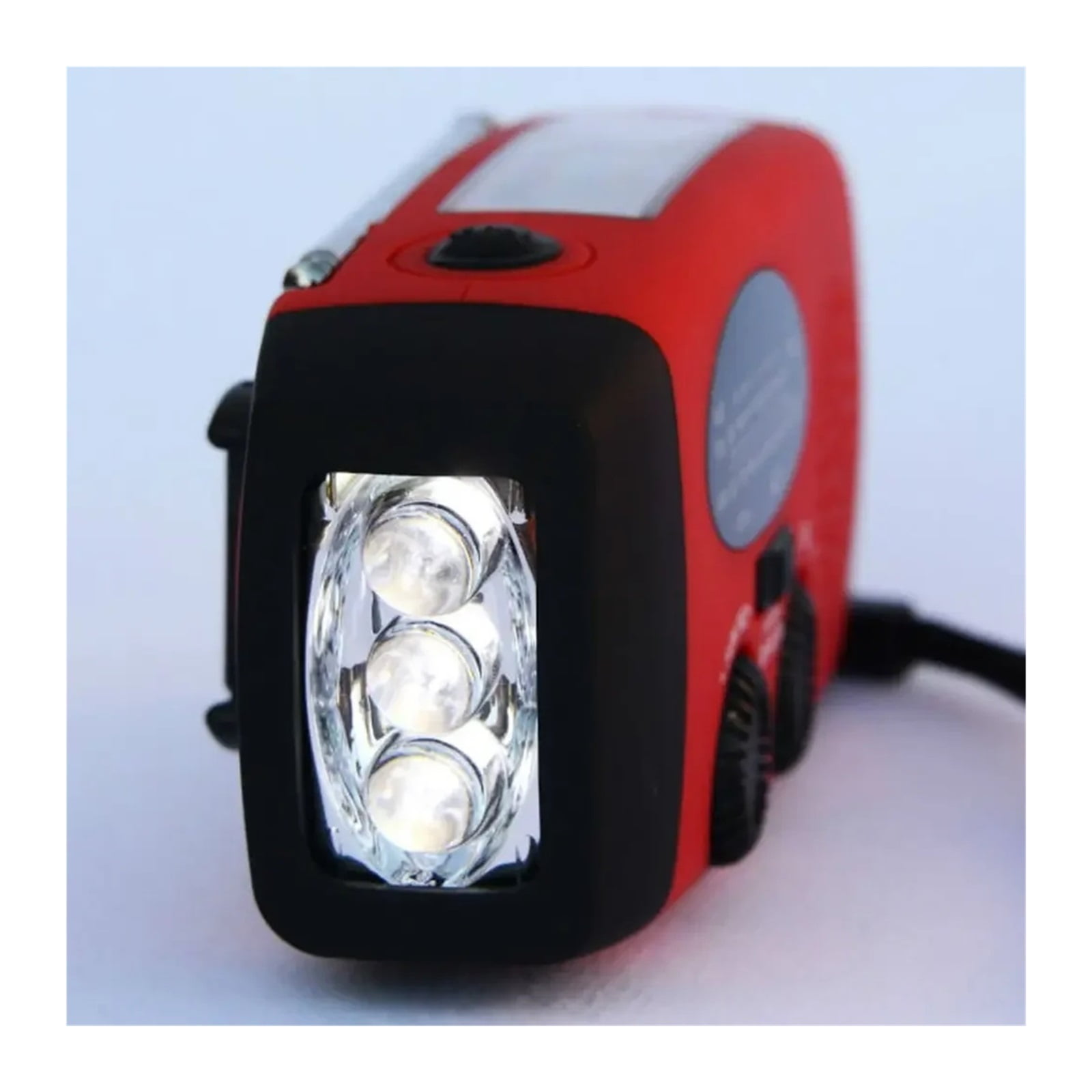 Charging Radio Flashlight Emergency Weather Radio Portable Hand Crank Radio USB Multifunctional Fm/am Radio Solar Hand Crank