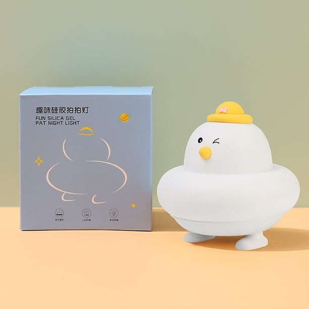 Lámpara de Noche Recargable por USB onlyliua Patito LED