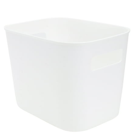 Masteelf Mini Plastic Storage Basket Toy Storage Basket Size 1 White