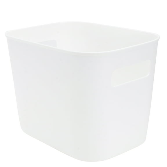 Masteelf Mini Plastic Storage Basket Toy Storage Basket Size 1 White