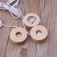 thumbnail image 6 of ✪ Handmade LED Wood Resin Display Base Round Wooden Night Base Resin Ornament Stand DIY Night Light Resin Art Crafts, 6 of 18