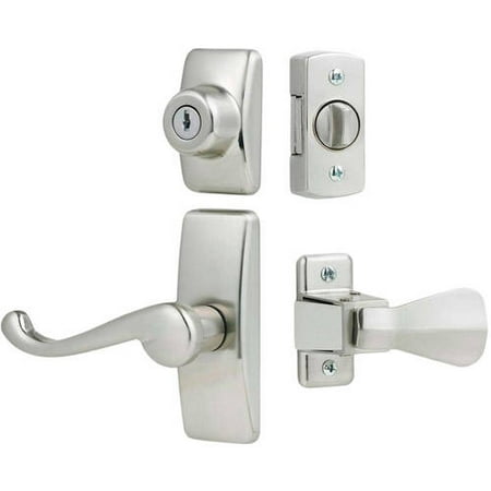 Ideal Deluxe Storm And Screen Door Lever Handle And Keyed