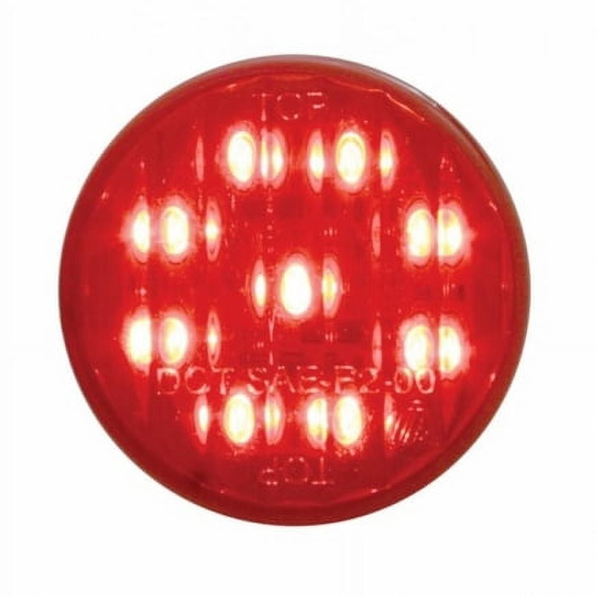 United Pacific 67001 Mud Flap Hanger   30", Heavy Duty, With 9 Led End Cap