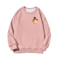 thumbnail image 4 of EnJoCho Little Girls Fleece Hooded Sweatshirt, Long Sleeve Oversized Printed Fashion, Crew Neck Pullover for Fall Halloween Holiday Family Outdoor Activities, 4 of 4