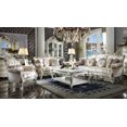 thumbnail image 2 of HomeRoots 347265 36 x 35 x 42 in. Fabric Antique Pearl Upholstery Poly-Resin Chair with 1 Pillow, 2 of 2
