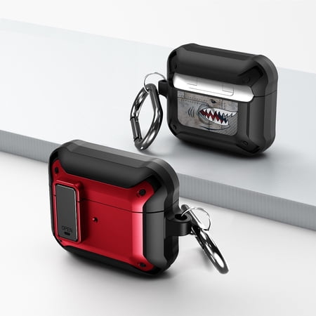 Duo Shield Secure Lock Designed For AirPods 3rd Gen With Hook  Red/Black price history on PriceWatchPro