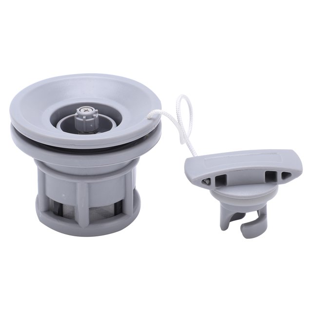 Soupape de Gaz Gonflable de Bateau, Opération Simple de Valve de Gaz d'Air de Dériveur Durable avec le PVC pour des Bateaux Gonflables pour des Radeaux de Rivière Noir, Gris
