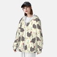 thumbnail image 3 of Lsque Funny Chicken UPF 50+ Lightweight Sun Protection Men's Women's Long Sleeve Shirt, Hoodie Performance -X-Large, 3 of 9