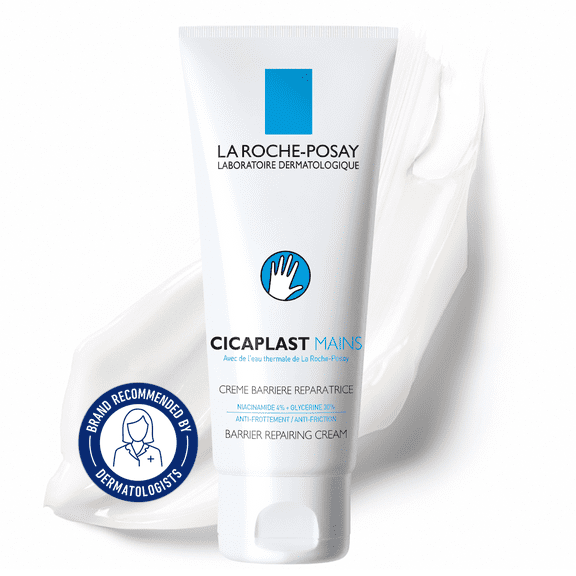 La Roche-Posay Cicaplast Mains, Repairing Hand Cream with Niacinamide for Dry Skin, 100mL