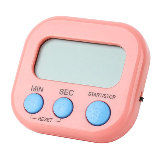 Car Ornament Interior Led Counter Display Alarm Clock Manual Electronic Countdown Magnetic Digital Timer Stopwatch ReminderA He Qiyong unisex