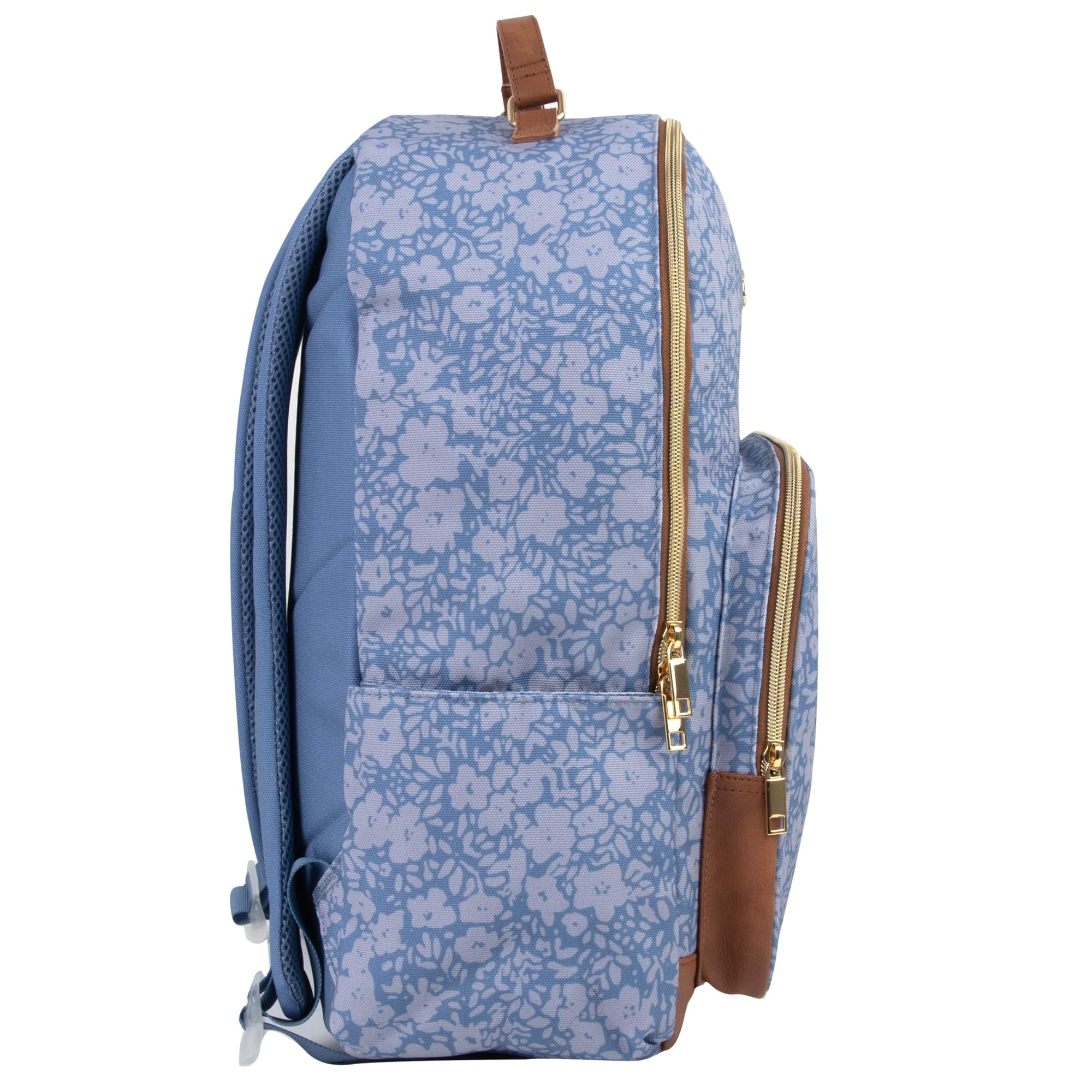 Jessica Simpson Women's Vegan Leather Trim Laptop Backpack with