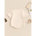 thumbnail image 3 of Niusricy Kids Baby Boys Girls Western Romper 0 3M 6M 12M 18M Toddler Short Sleeve Jumpsuits Cute Cow Print Crew Neck T-shirts Bodysuit Newborn Summer Fashion Playsuit Clothes for Daily Casual, 3 of 8