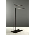 thumbnail image 5 of Kingston Brass SCC8325 Modern Edenscape Pedestal Dual Towel Rack - Oil Rubbed Bronze, 5 of 5