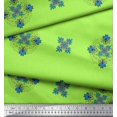 thumbnail image 3 of Soimoi Polyester Crepe Fabric Damask & Mandala Decorative Decor Fabric Printed Yard 52 Inch Wide, 3 of 3