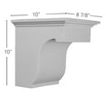 thumbnail image 2 of Ekena Millwork 8 7/8"W x 10"D x 10"H Legacy Bracket, 2 of 2