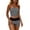 *1-Black, variant on Women's Striped Tube Top 2 Piece Short Sets , Ladies' Twist Waist Strapless Matching Outfits , Summer Beach Casual Lounge Sets For Women,Blue,S-XL