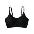 thumbnail image 2 of Viluyesy Womens Bralette Bras, Stretch Seamless Adjustable Strap Yoga Running Sports Underwear Black M-2XL, 2 of 3