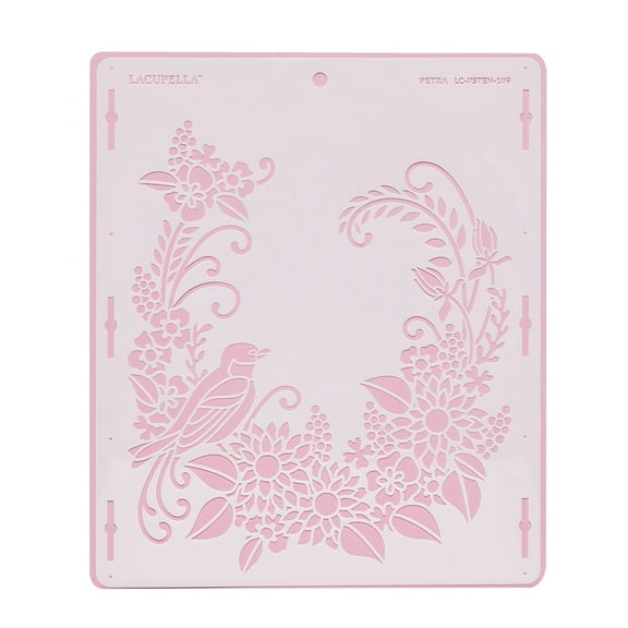 Lacupella Cake Stencil PETRA