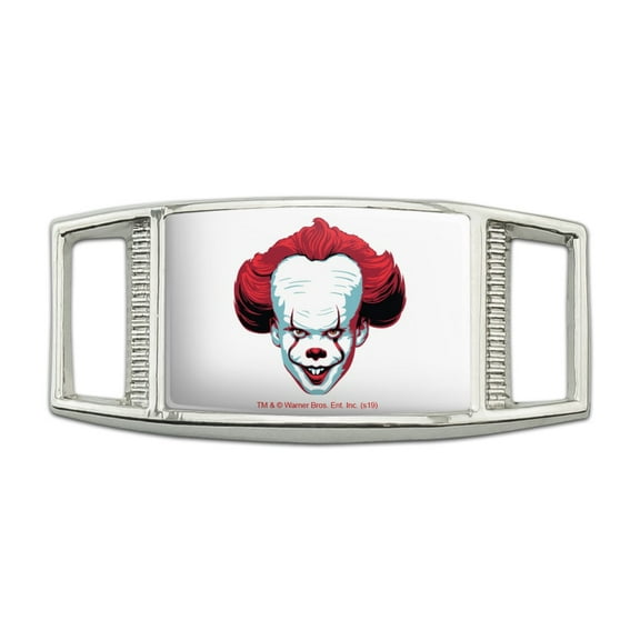 IT Pennywise Come Home Rectangular Shoe Shoelace Shoe Lace Tag Runner Gym Charm Decoration