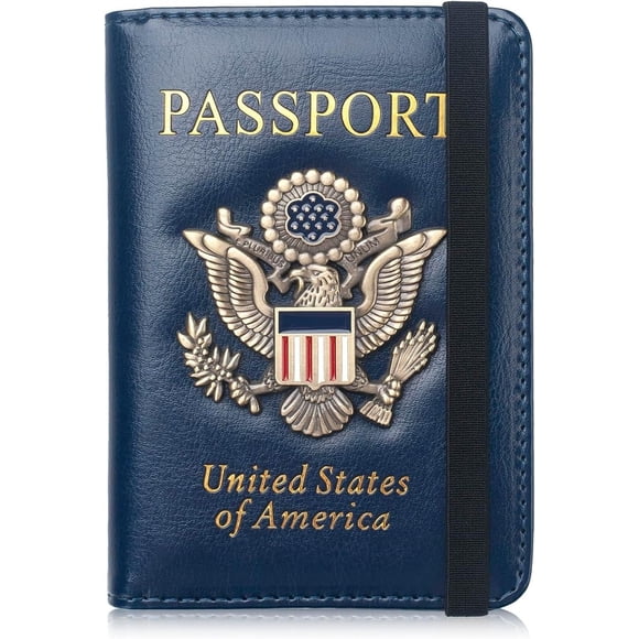 Coowayze Passport Holder Wallet for Travel Men Women RFID US Passport Cover Case