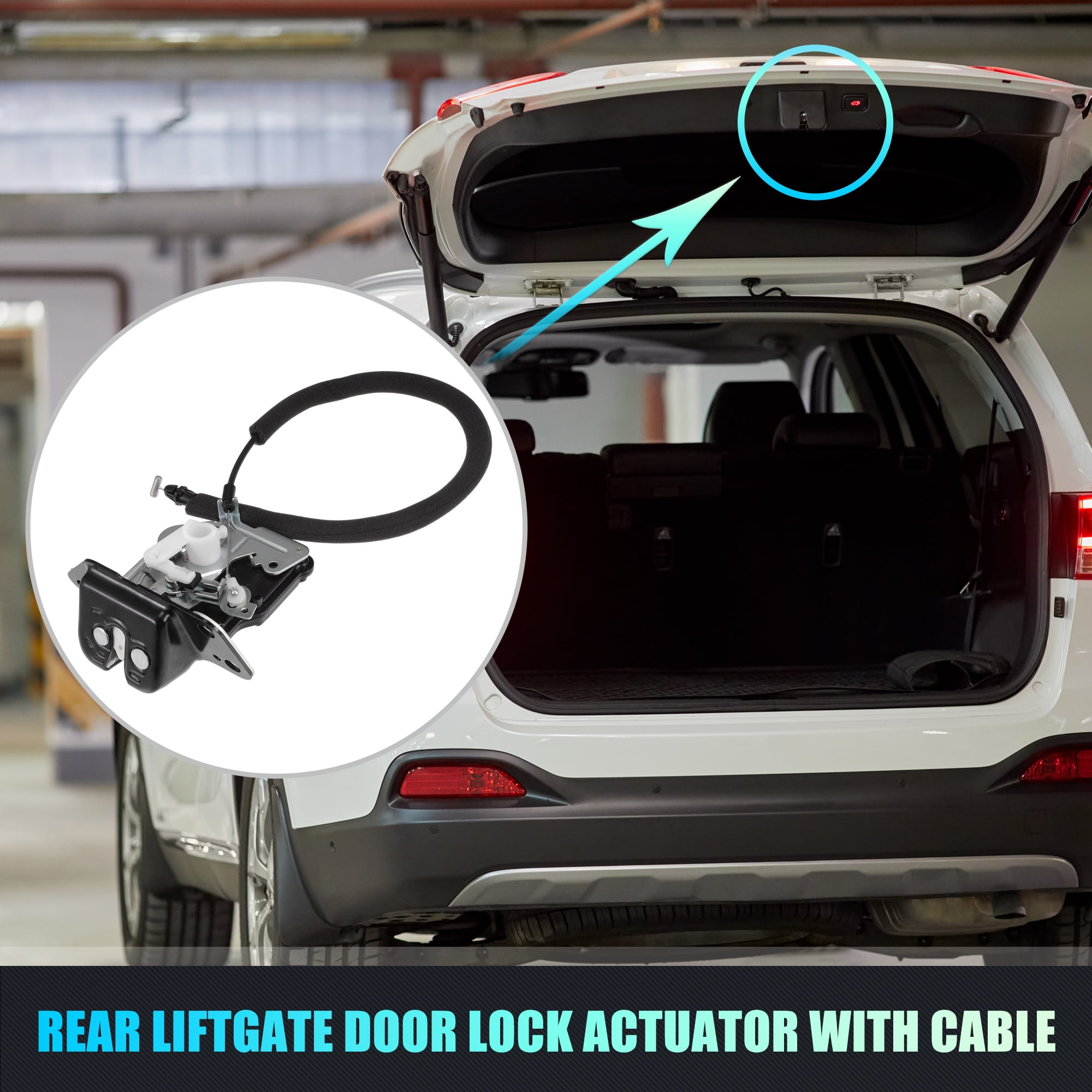 Unique Bargains Rear Liftgate Lock Actuator for Dodge Grand Caravan and for Jeep Cherokee