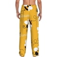thumbnail image 3 of Fotbe Men'S Cute Bee Butterfly Yelllowclassic Pajama Pants With Elastic Waist And Drawstring Pockets，Pajama Pants Mens Lounge Pants Super Soft, 3 of 9