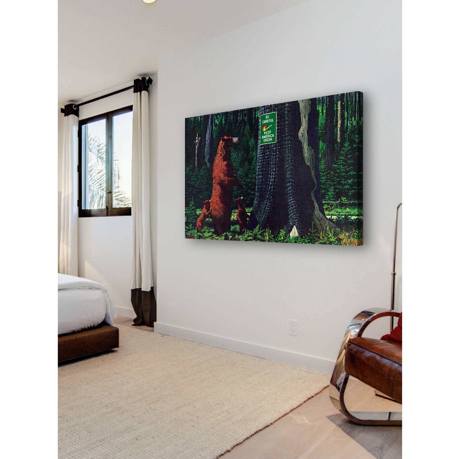Marmont Hill "Keep America Green" Painting Print on Wrapped Canvas