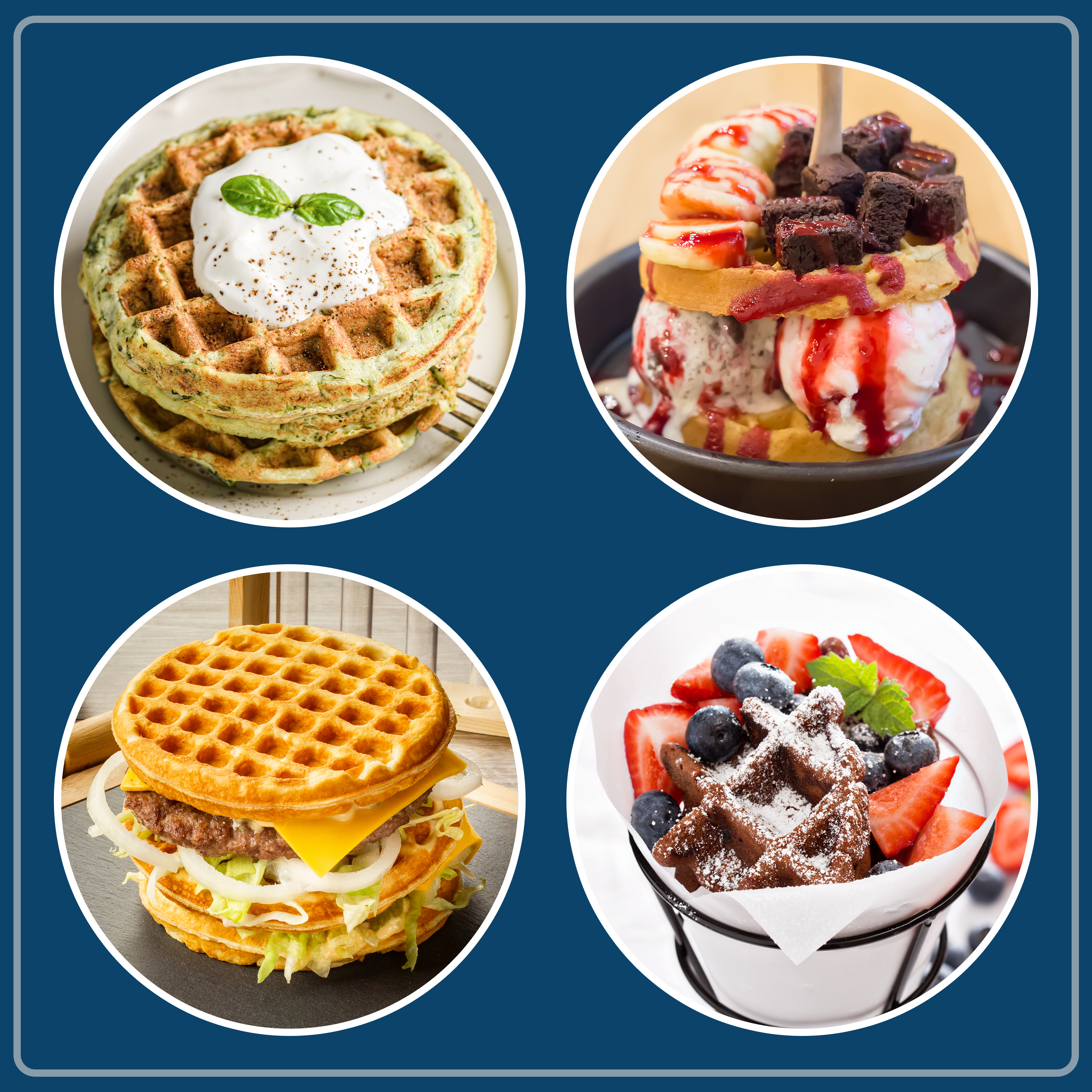 MyMini 5-Plate Waffle Maker with Interchangeable Plates, Peach photo 6
