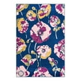 thumbnail image 3 of Unique Loom Bloom Collection Area Rug - Iris (6' x 9' Rectangle Navy Blue/Green), 3 of 7