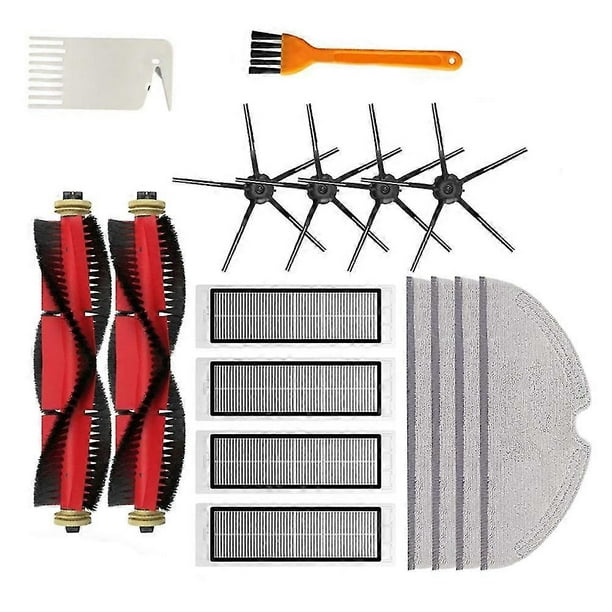 For S5 S502-00 S502-02 S5 Max S6 S6 MaxV S6 Pure E4 E5 Robot Vacuum Spare Parts Main Side Brush Fil