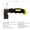 Lemon yellow-mini ground hammer-eagle beak, variant on Outdoor Multi-Function Stake Hammer, Heat-Treated Household Striking & Nail Puller-Pumpkin Orange Mini Nail Hammer Chickbeak Type